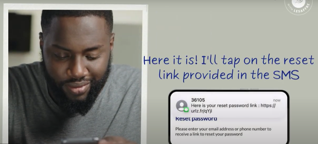 Lesaffre & Me Video Tutorial N°1 – Recover your account via SMS